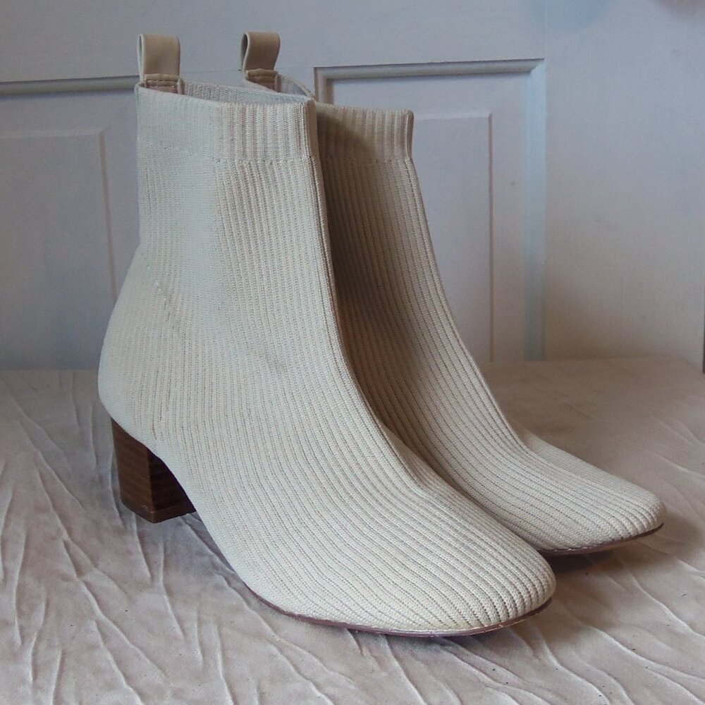 Joie x Revolve Neely Ivory Sock Boot sz 8